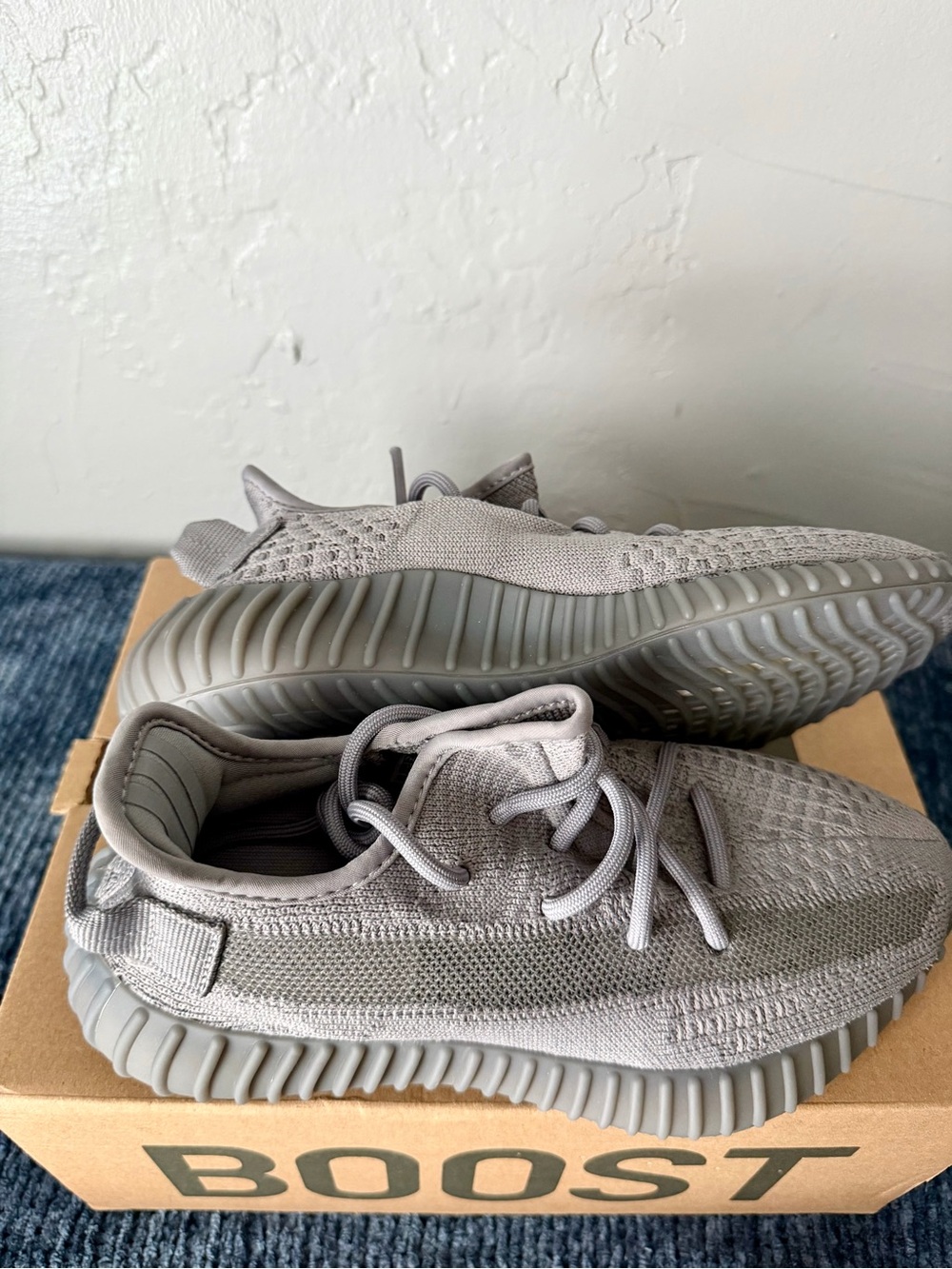 Adidas Yeezy Boost 350 V2 Steel Grey IF3219 Men 4.5 / Women 5.5–6 NIB StockX - Picture 6 of 11